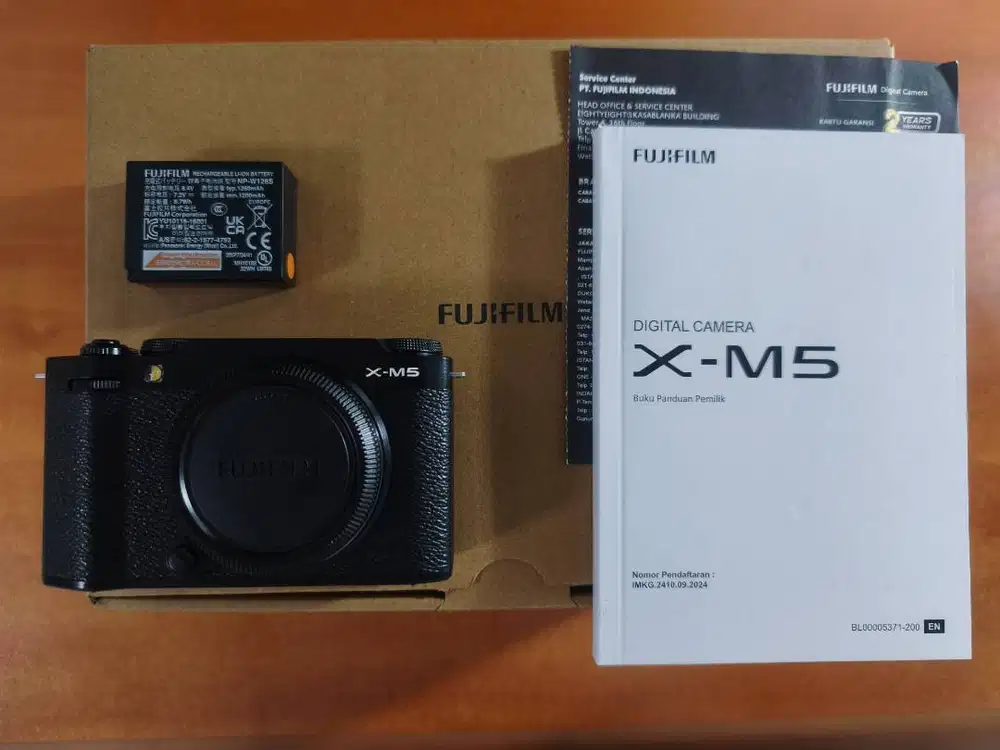 Fujifilm XM5 Fuji X-M5 Garansi FFID Nov 2026