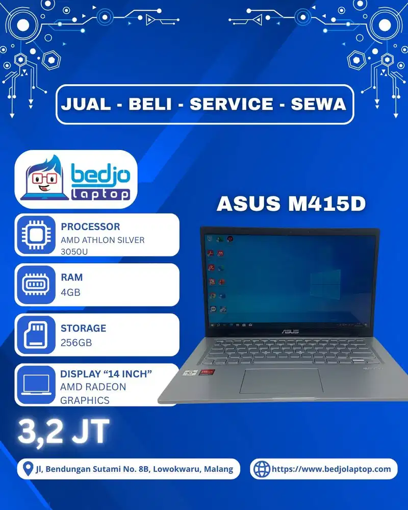 Keyboard Backlight,  ASUS M415D,  laptop ASUS murah, laptop keyboard b
