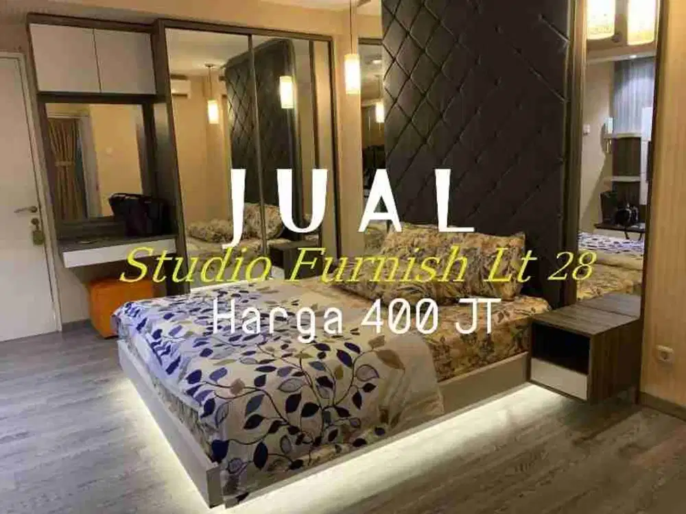 JUAL Type Studio Furnish Lt 28 Twr D Apartemen Bassura City