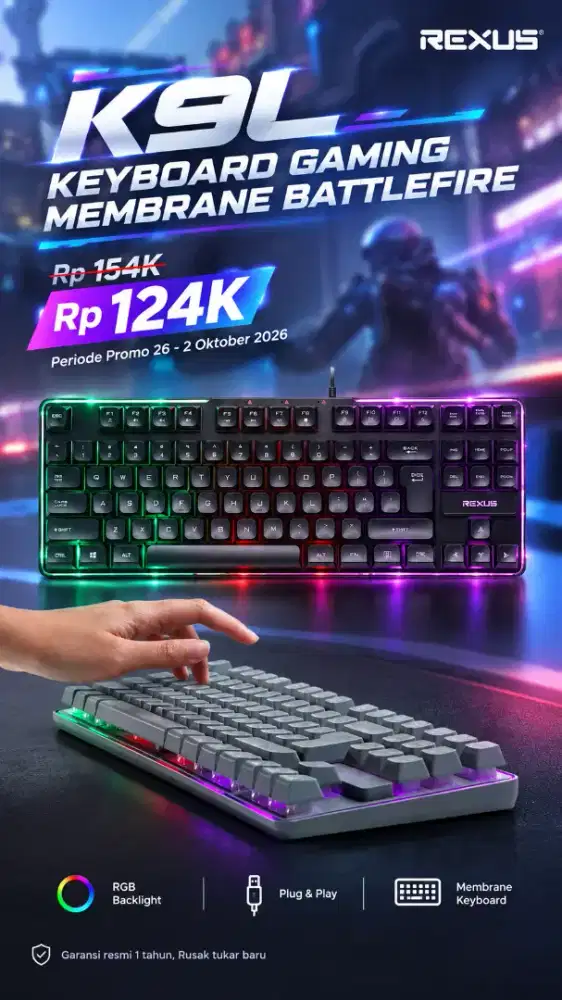 Keyboard  rexus K9L battlefire