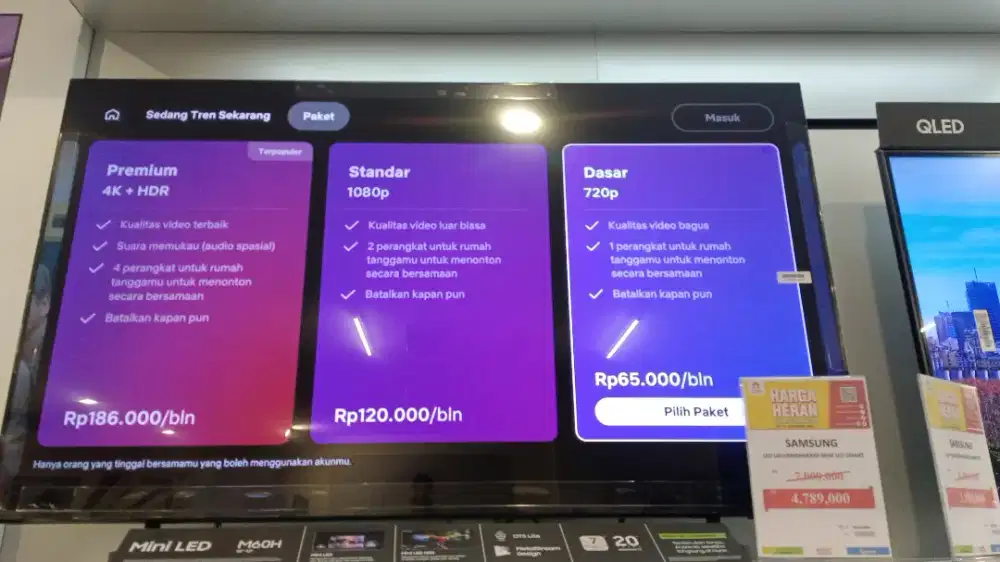 cicilan tv samsung 50 tanpa dp