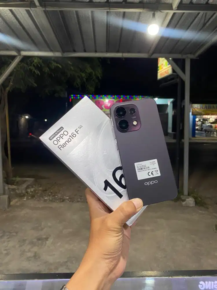 Oppo Reno 16F 5G 8/128gb Second Lengkap Mulus