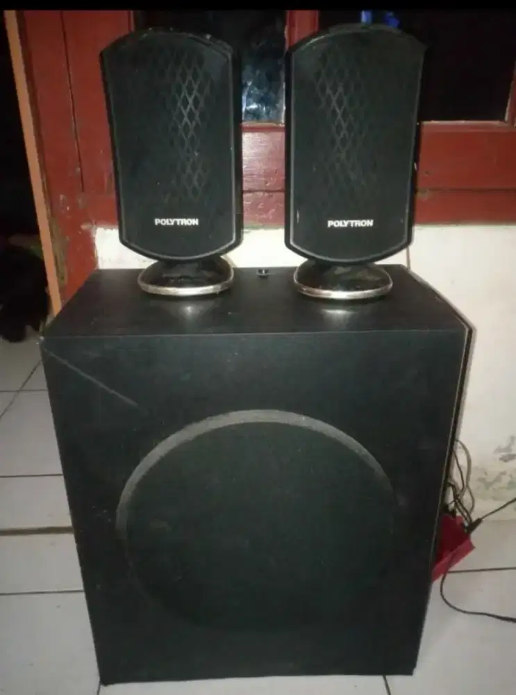Speaker sub Philip pasif dan Polytron pasif.dijagakarsa jaksel