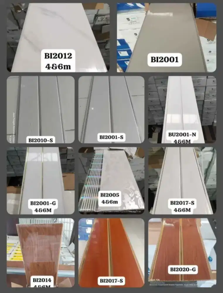 Menjual material plafon PVC berkualitas