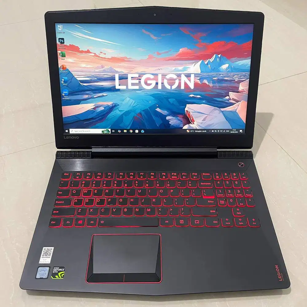 Laptop Gaming GTX 1050 4GB Core i5-7300HQ SSD 128GB + 1TB Legion Y520