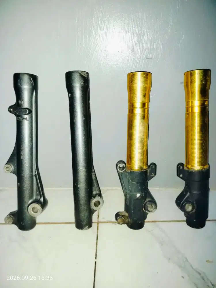 Tabung Shock Variasi DBS Depan & Tabung Shock ORI KZL Depan Beat FI