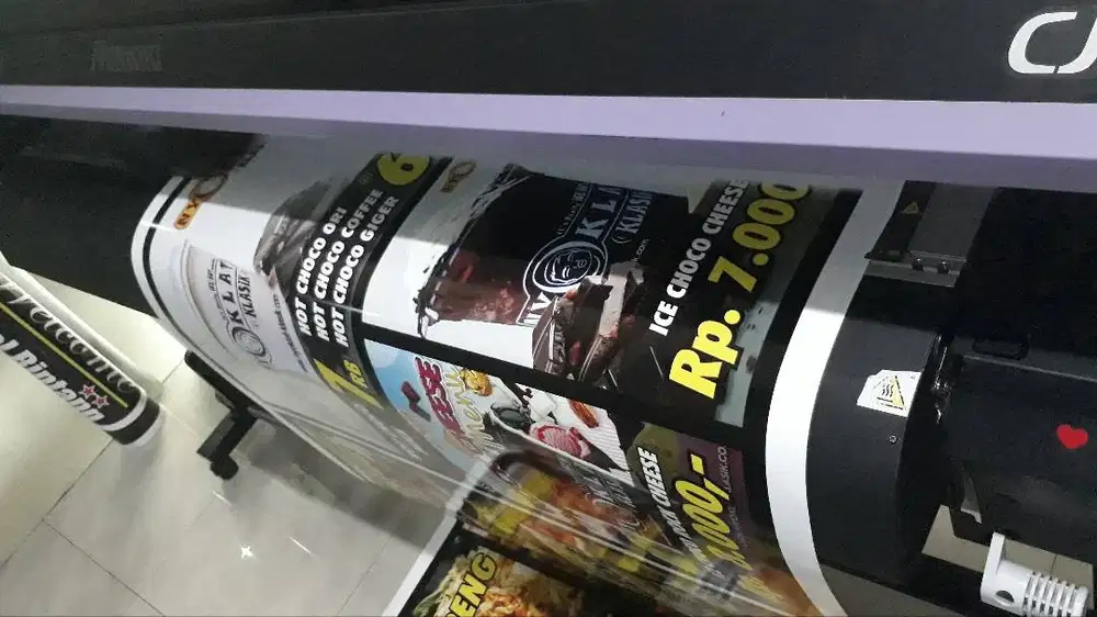 Cetak Stiker Vinyl Digital Pinting highres, sticker oneway, transparan