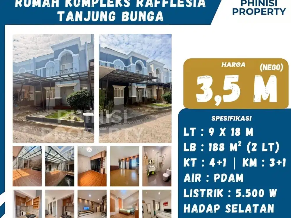 DIJUAL Rumah Semi Furnish di Rafflesia Residence