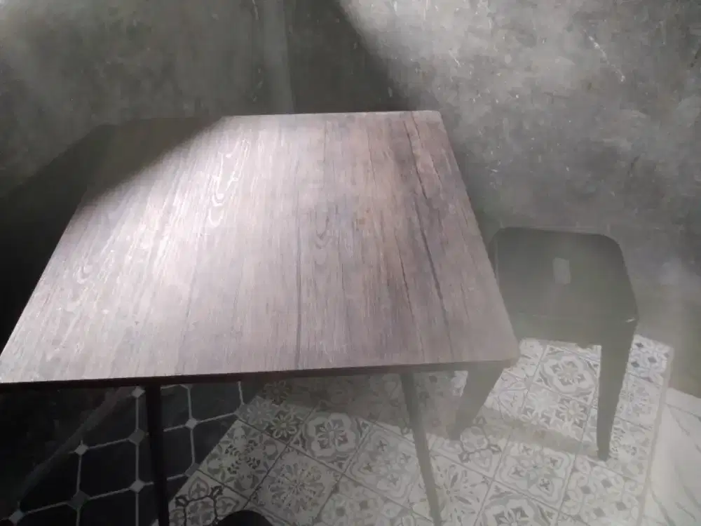 dining table informa 2 kursi bar metal