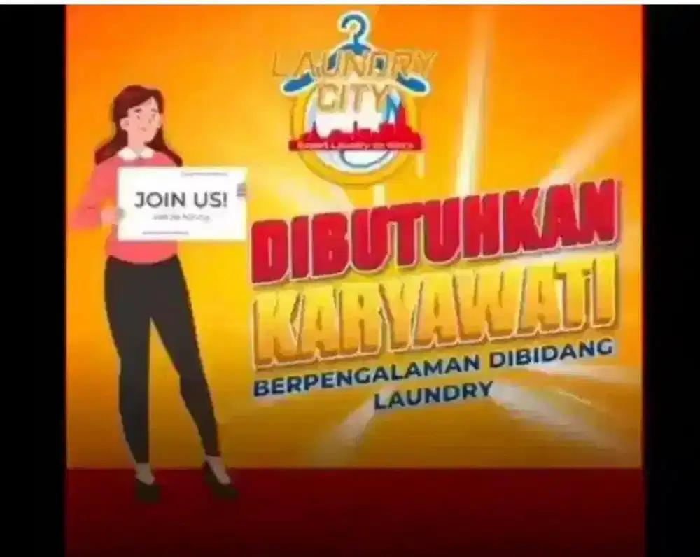 Lowongan Bagian Setrika Uap Laundry