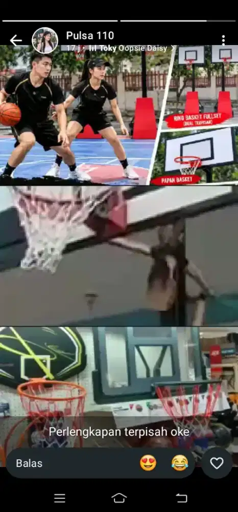 Ring basketball baru