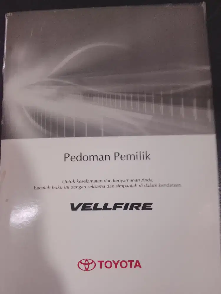 Manual book vellfire