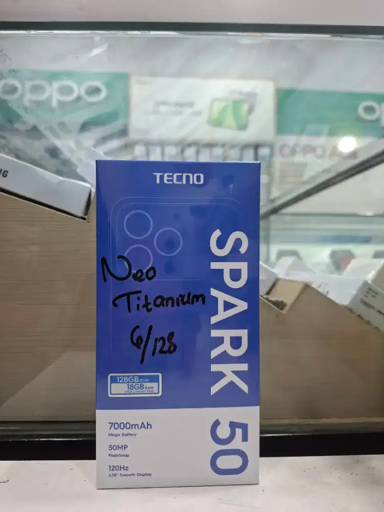 TECNO SPARK 50 6/128 NEW MURAH GARANSI RESMI