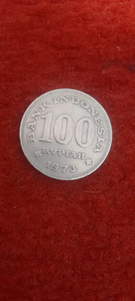 Uang koin 100 tebel th 1973
