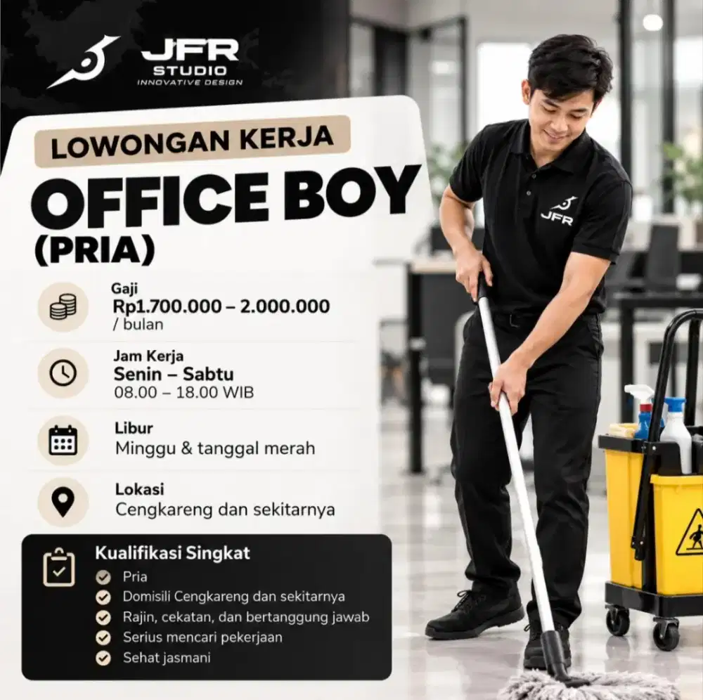 LOWONGAN KERJA - OFFICE BOY