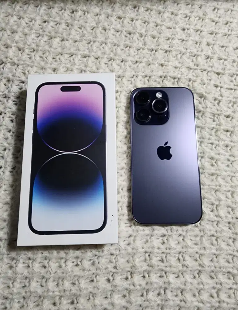 Milik pribadi : iphone 14 pro 512gb purple ibox