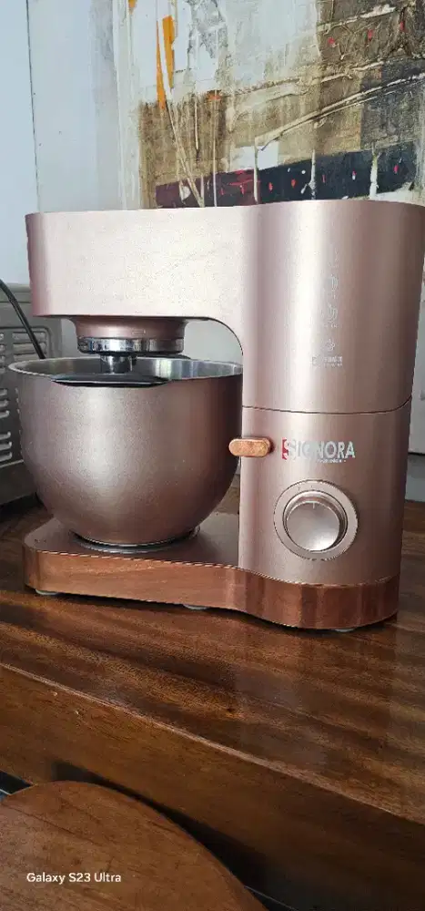Mixer Signora warna pink chrome