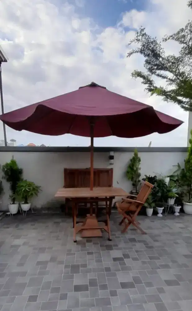 1 Set Meja Payung 3 meter