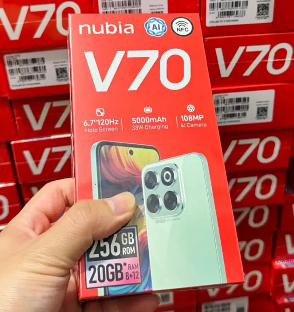 ZTE Nubia V70 8GB+256GB BNIB Garansi Resmi Indonesia