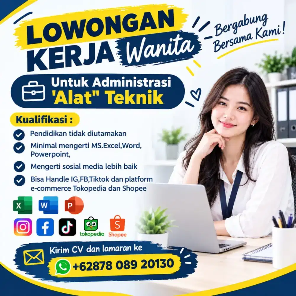 Lowongan kerja Admin
