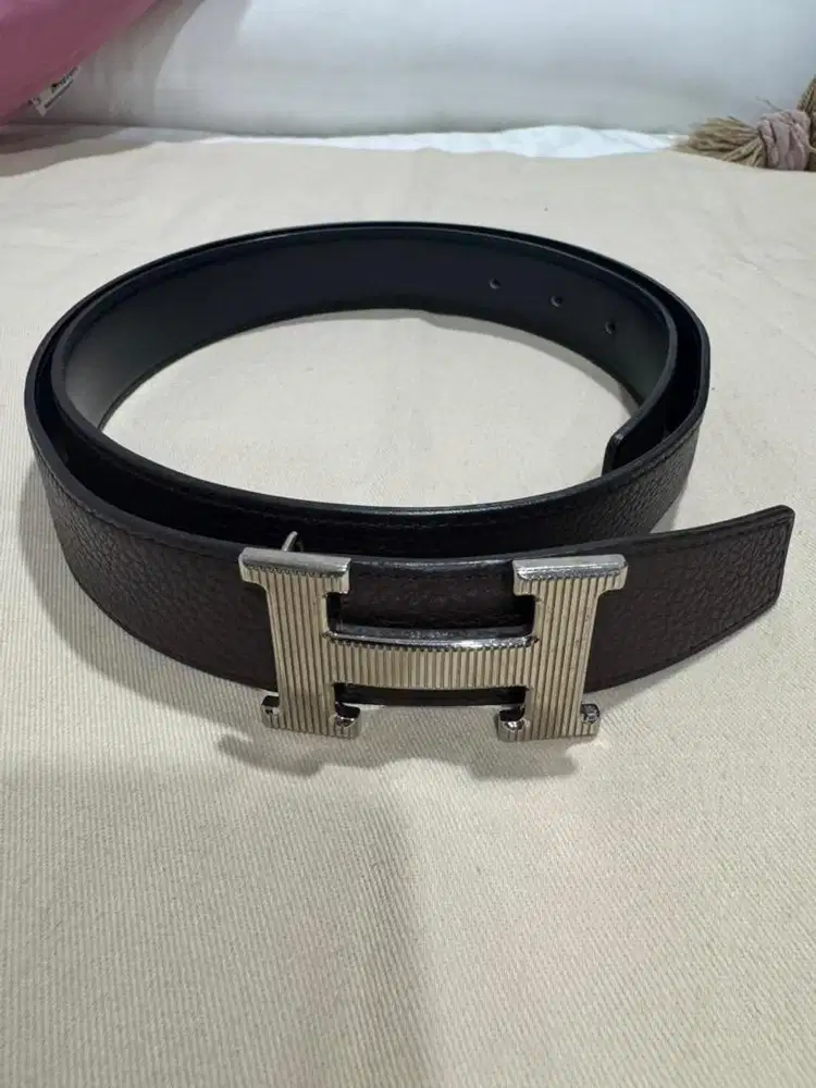 Hermes H Logo Reversible Belt 90cm