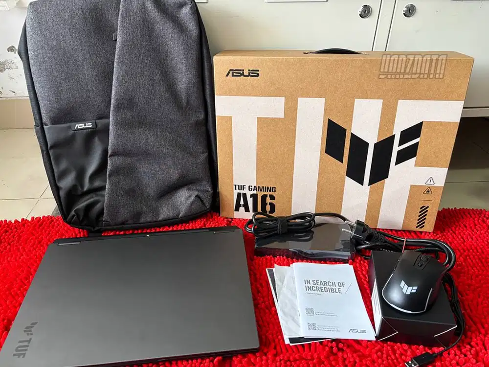 ASUS TUF A16 FA608PP, Ryzen 9 8940HX, RTX 5070, SSD 1 Tb, Garansi Resm