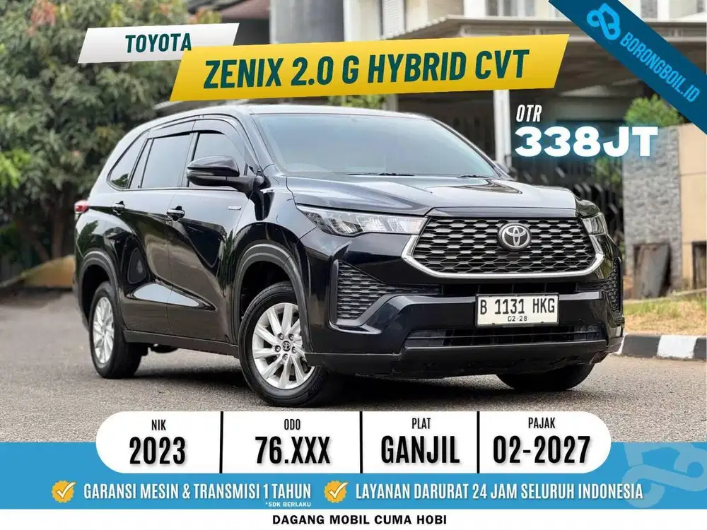 TERMURAH!!ZENIX 2.0 G HYBRID AT 2023 SIAP PAKAI