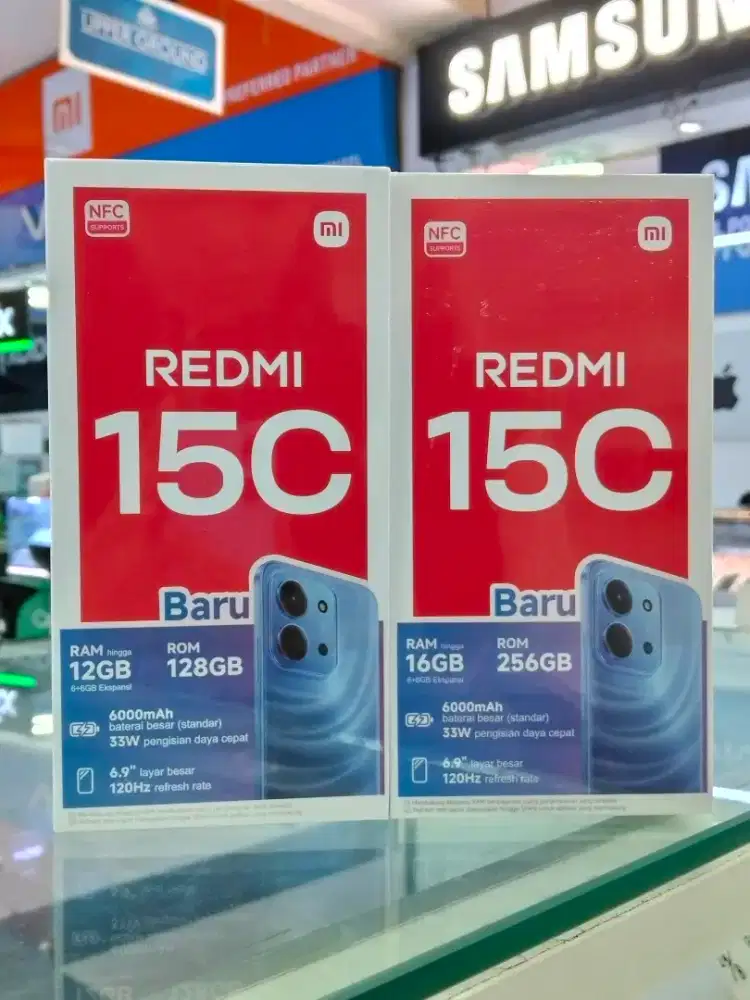 REDMI 15C 8/256GB NEW GARANSI RESMI