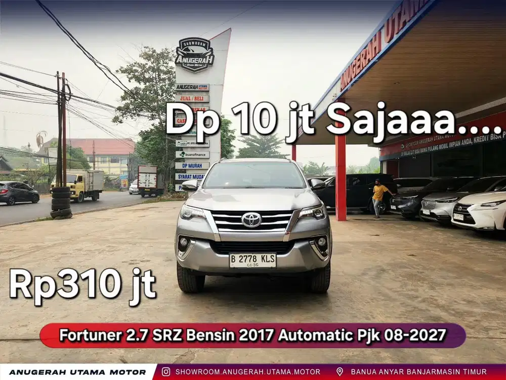 Dp10jt Fortuner SRZ 2017 Automatic Pjk 08-2027