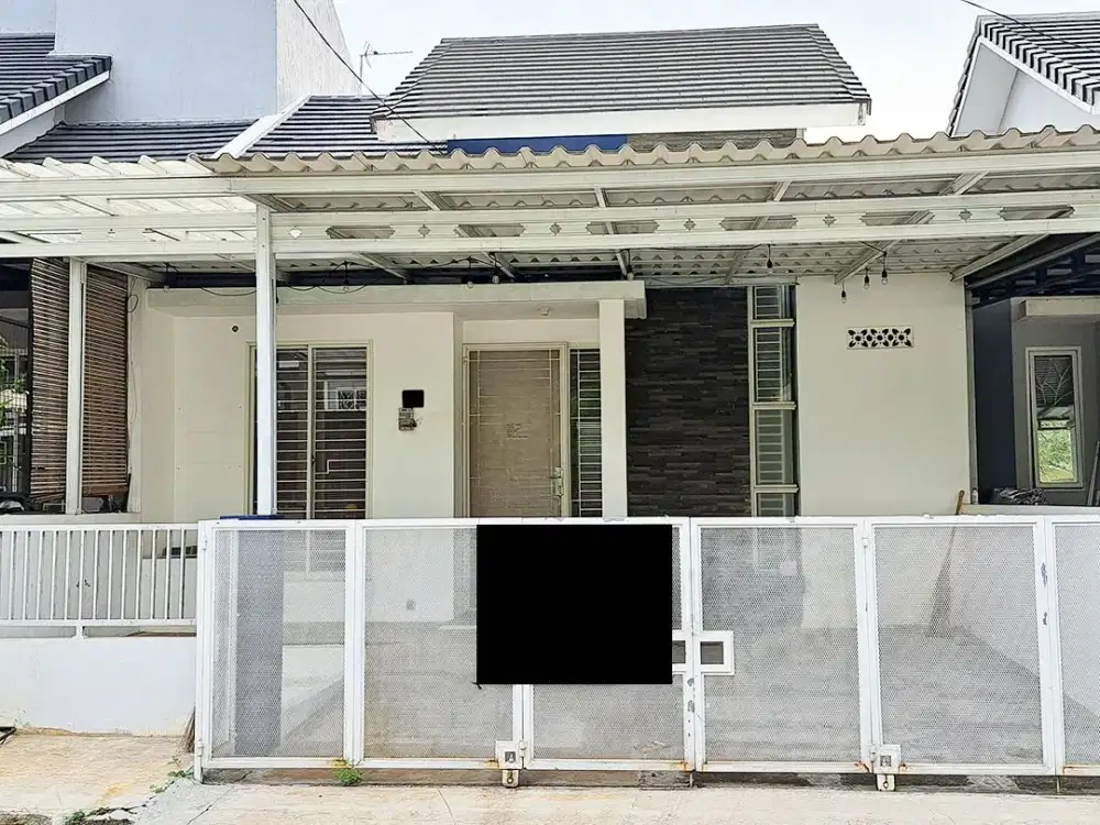 Rumah 1 Lantai 2 Kamar Dekat Stasiun Cisauk di Serpong Garden