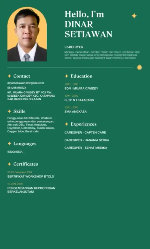 Jasa homecare caregiver
