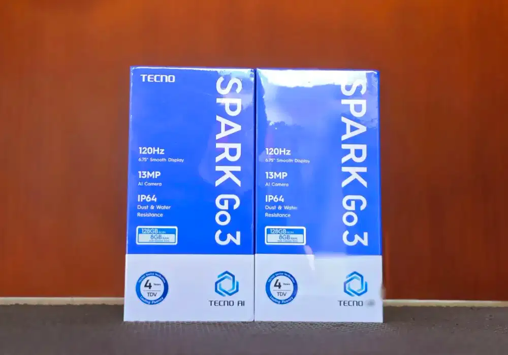TECNO SPARK GO 3 4/128GB NEW GARANSI RESMI