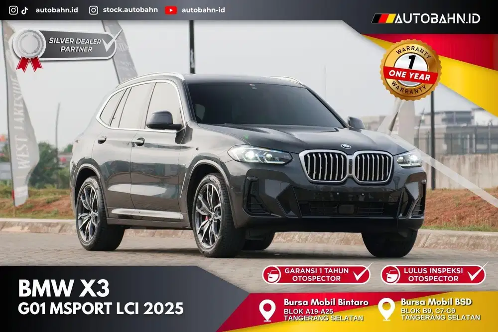 Rasa Baru! BMW X3 xDrive30i M Sport LCI Facelift G01 2024 glc200 520i