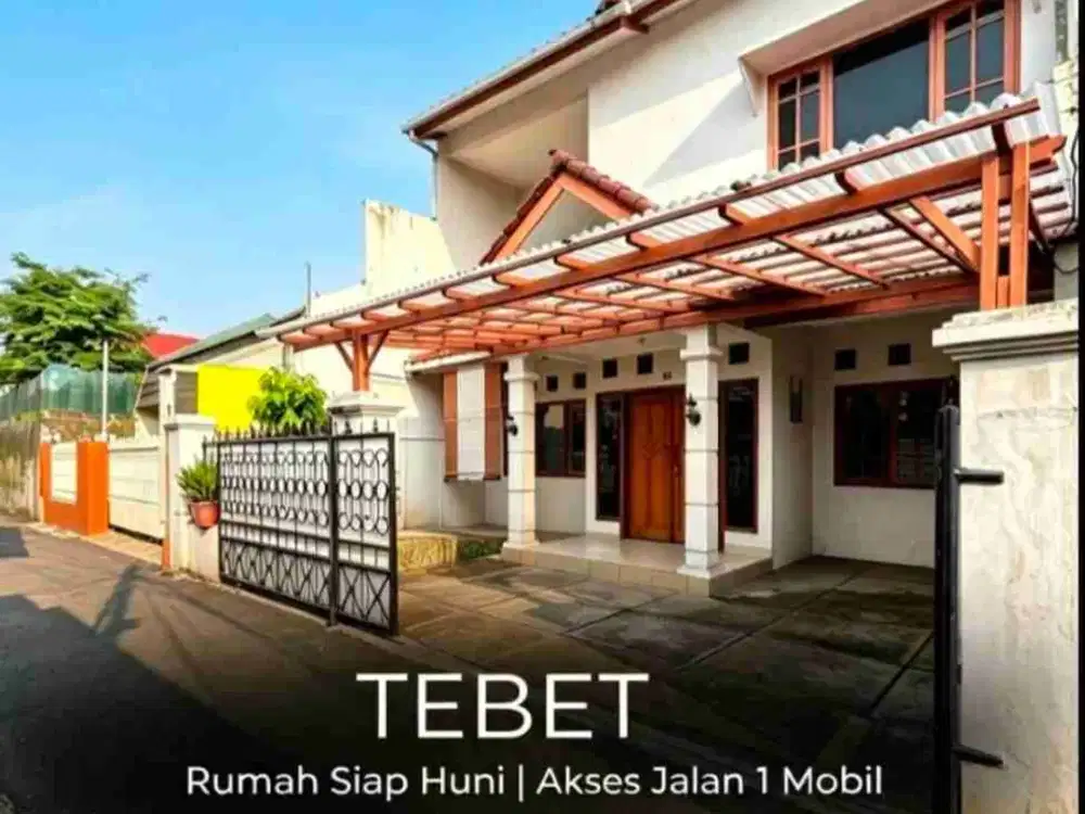 Dijual Siap Huni Area Segitiga Emas Tebet Lt 150 m² Harga 3,2 M nego Jakarta Selatan