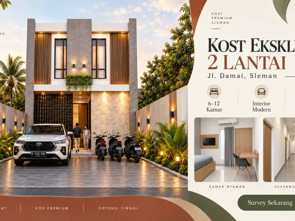 Dijual Kost Strategis di Jogja Dekat Ugm dan Fasilitas Kota SHM Ready