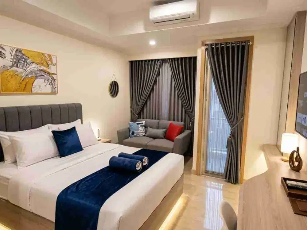 Apartemen Menteng Park Studio suites view monas