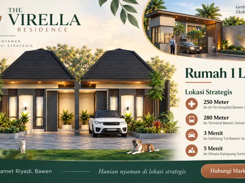 Miliki Rumah Strategis di Semarang 400Jt-An Dekat Terminal Bawen