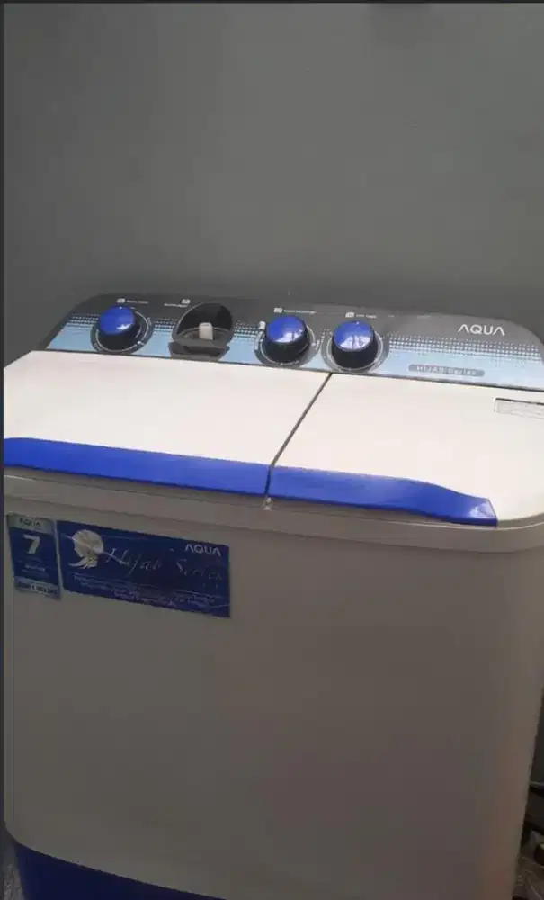 Mesin Cuci 2 tabung merk Aqua Second Hand