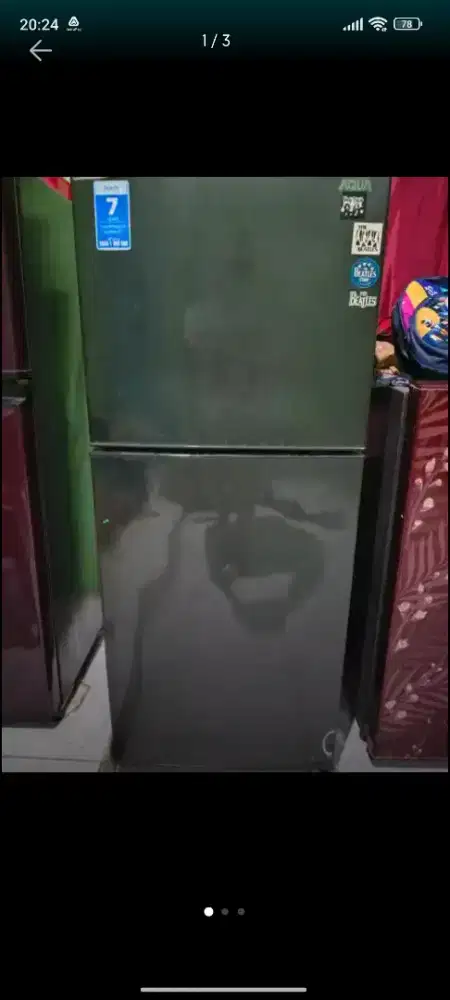 Dijual 2 kulkas, 1 pintu dan 2 pintu
