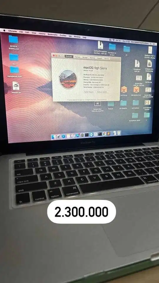MACBOOK PRO 2012 13 INCH