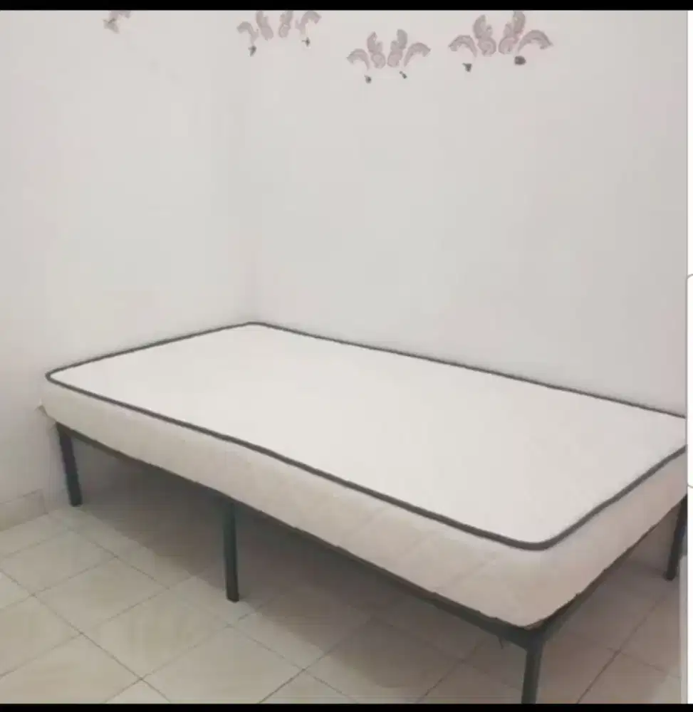 Dipan Besi Minimalis Dengan Sandaran Atau Tanpa Sandaran, Full Besi