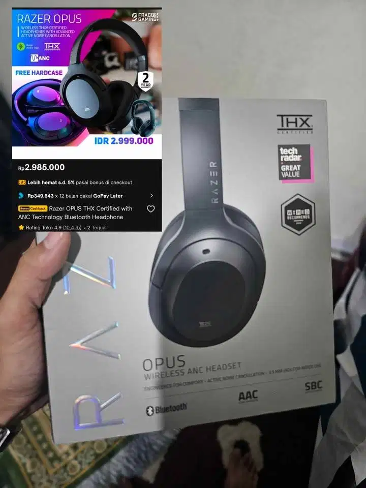 RAZER OPUS GAMING HEADPHONE