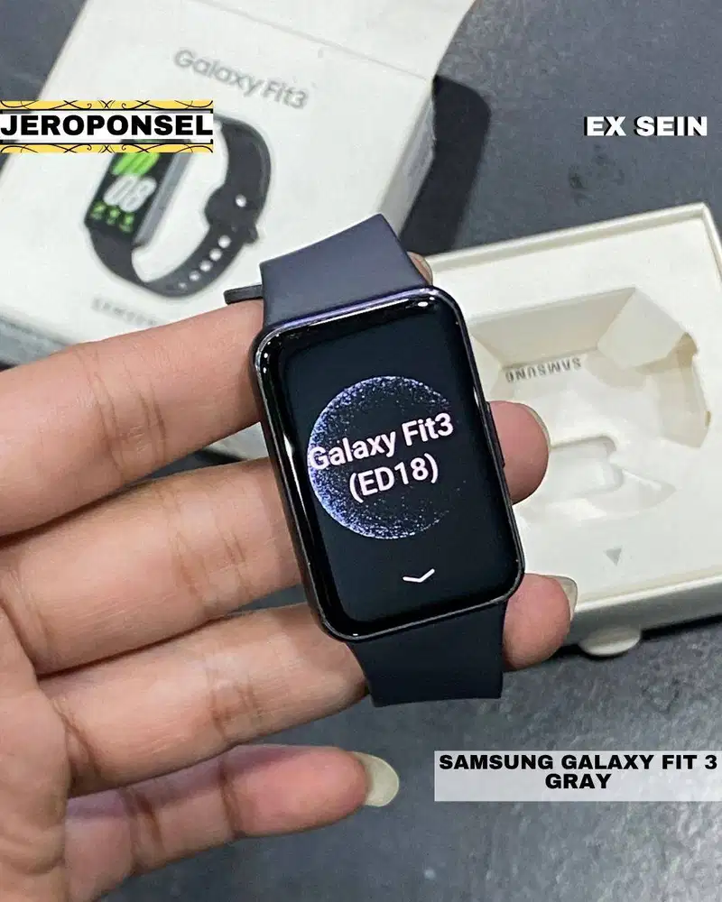 SAMSUNG GALAXY FIT 3 GRAY FULL SET ORIGINAL