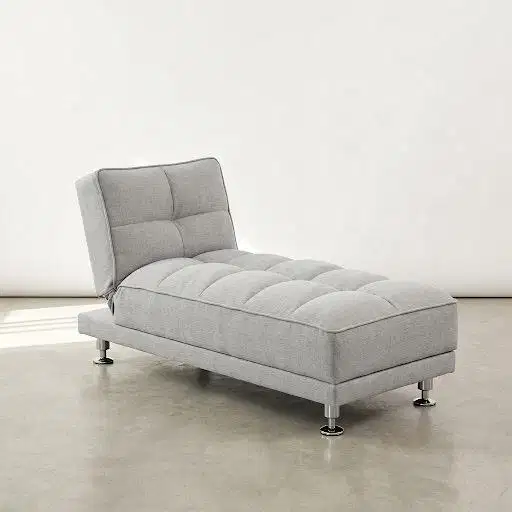 Raqad Stone Grey Sofa Bed – Minimalist 2 Seater Sofa by Inhom