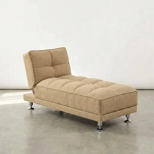 Raqad Warm Taupe Sofa Bed – Minimalist 2 Seater Sofa by Inhom