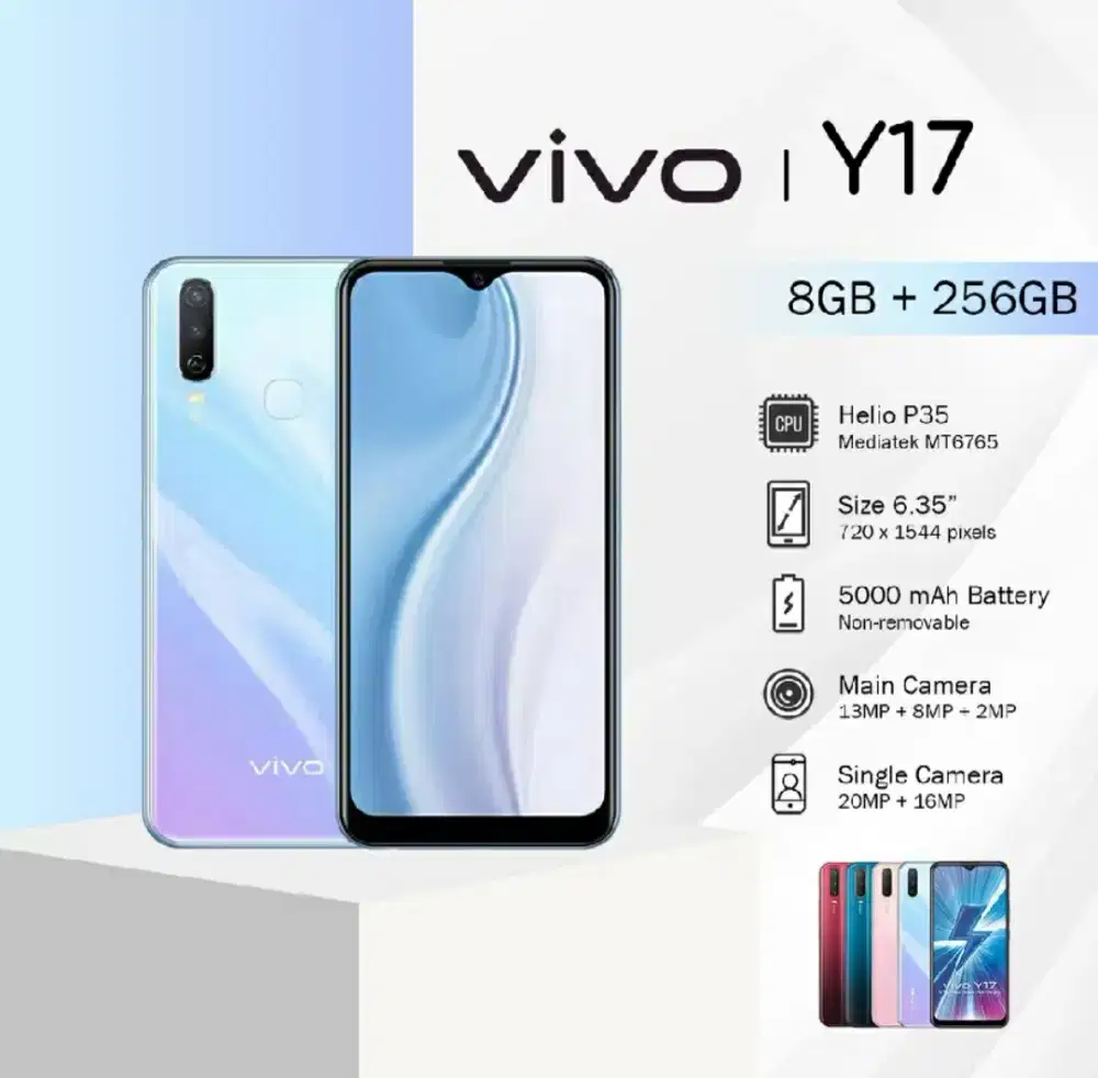 Vivo y17 ram 8/256 gb
