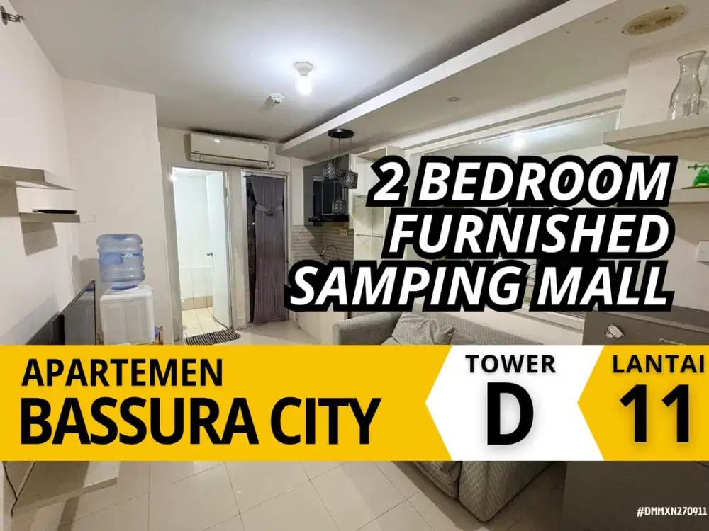 Sewa 2 Bedroom Furnished 3 Bulanan Samping Mall Apartemen Bassura City
