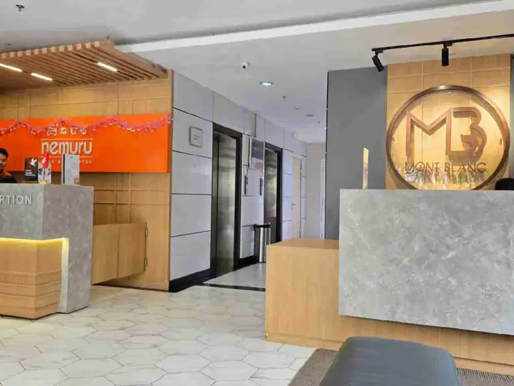 apartemen unfurnished terawat 2 BR 50sqm