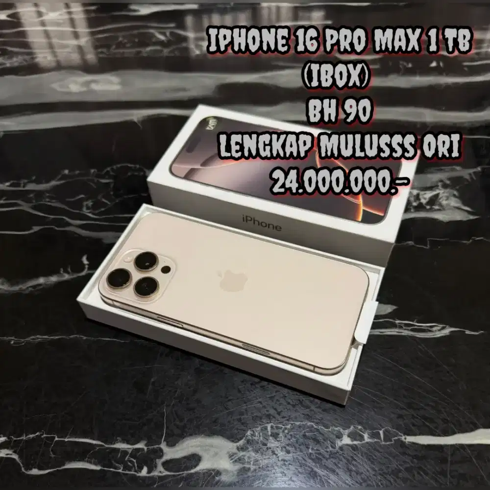 Iphone 16 Pro Max 1 Tb (iBox) Bh 90