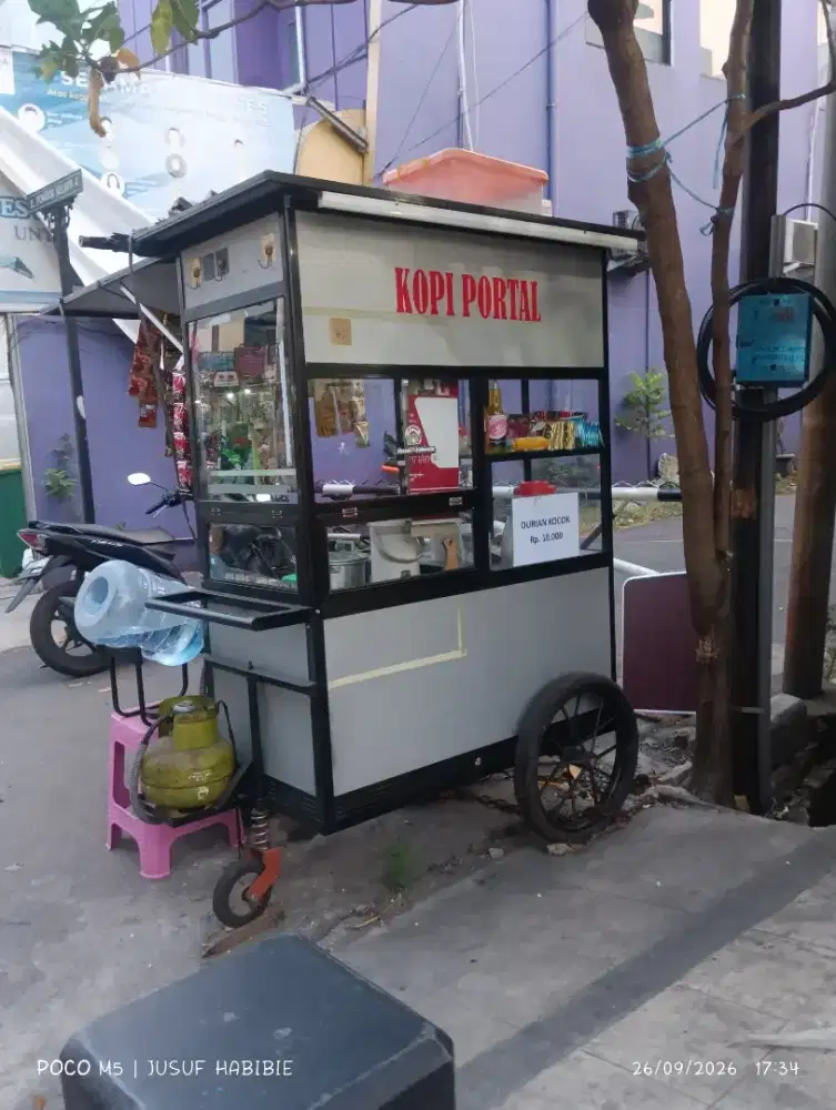 Dijual gerobak bekas